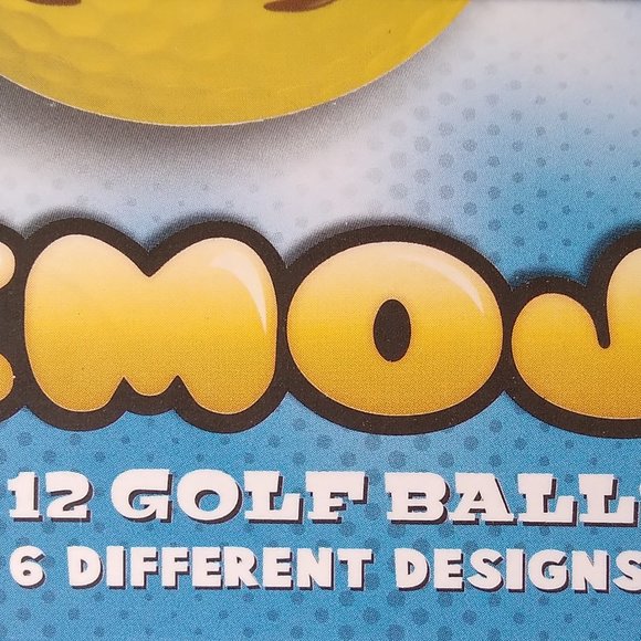 Emoji golf balls pack of 12 - see full description - Picture 9 of 13